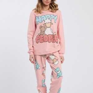 HAPPY PEOPLE Pigiama Girocollo Happy Bear pecorelle