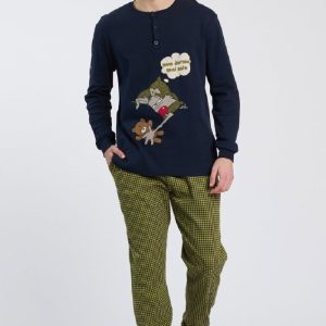 HAPPY PEOPLE PIGIAMA SERAFINO UOMO – NON DORMO SOLO