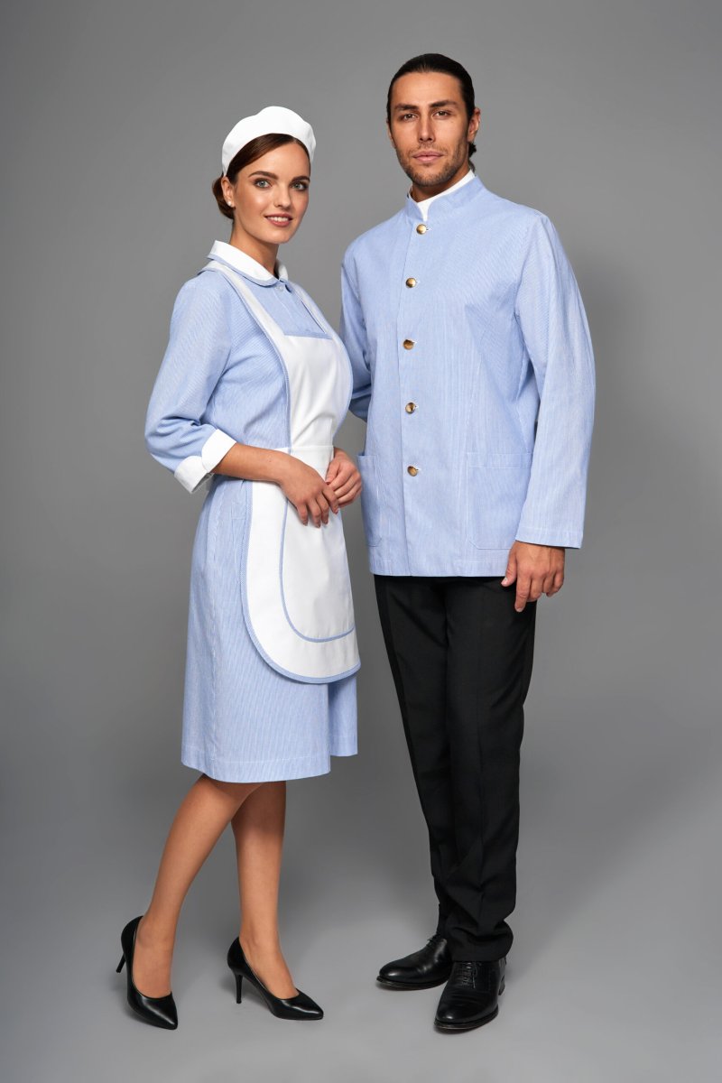 IVA 3/4 rigato azzurro - immagine 6