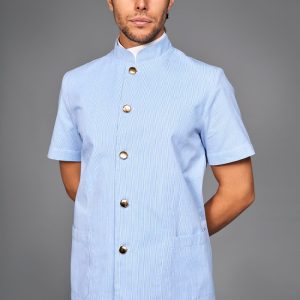 Giacca Greg rigatino azzurro