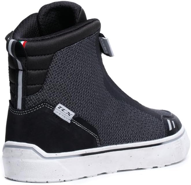 Ikasu 2 Wp Sneaker Moto Impermeabili Uomo - Nero/Bianco - immagine 4