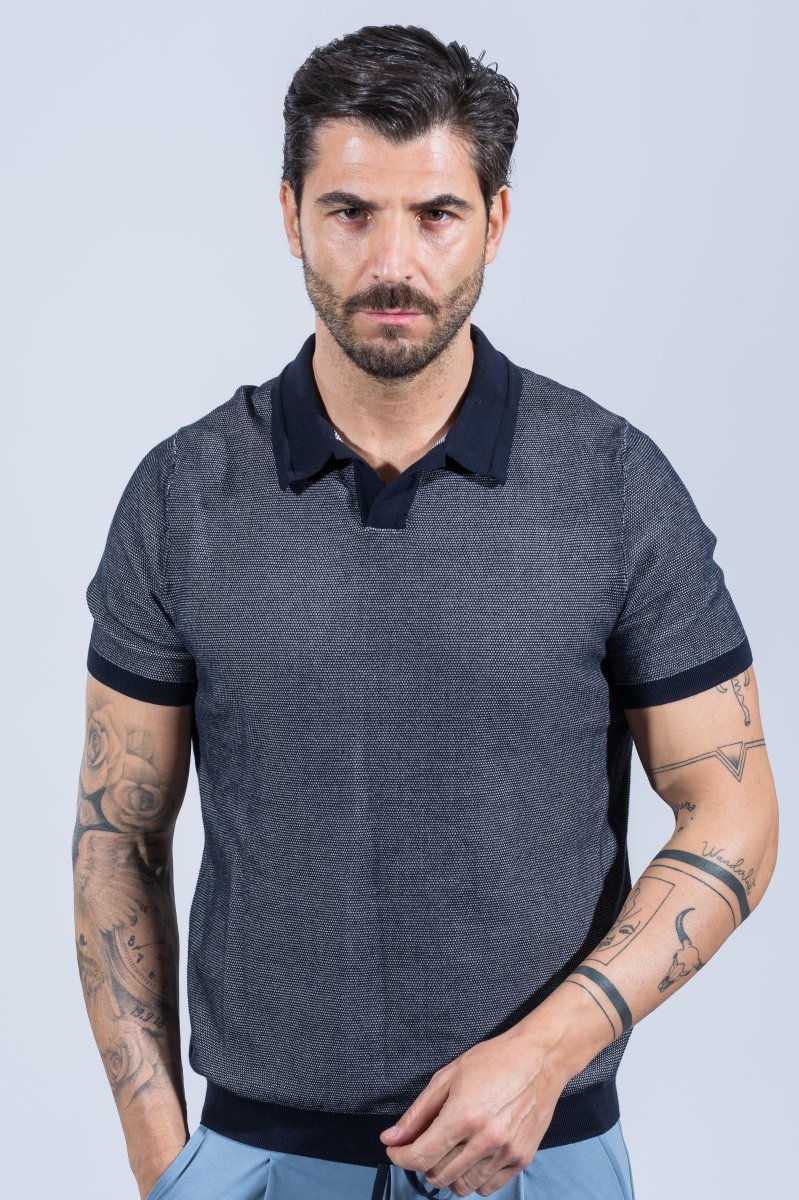 MAGLIA UOMO COLLO DERBY COTONE EXTRAFINE - immagine 7