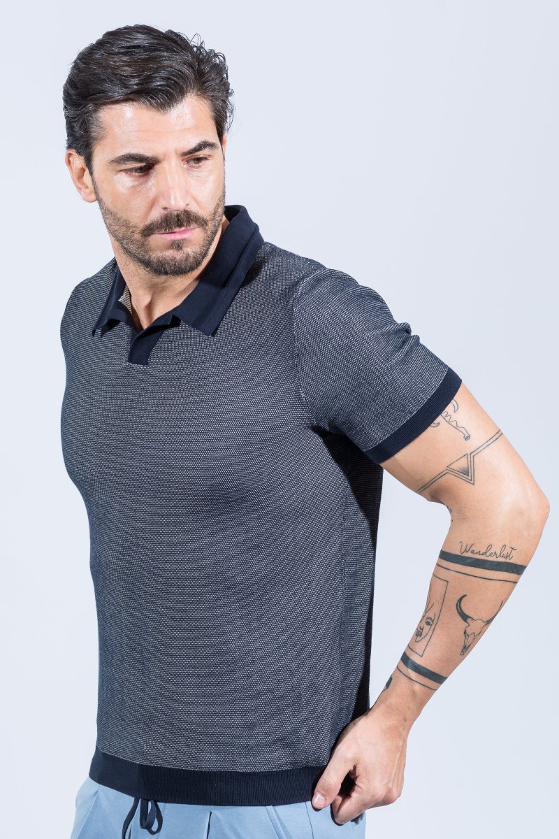 MAGLIA UOMO COLLO DERBY COTONE EXTRAFINE - immagine 8