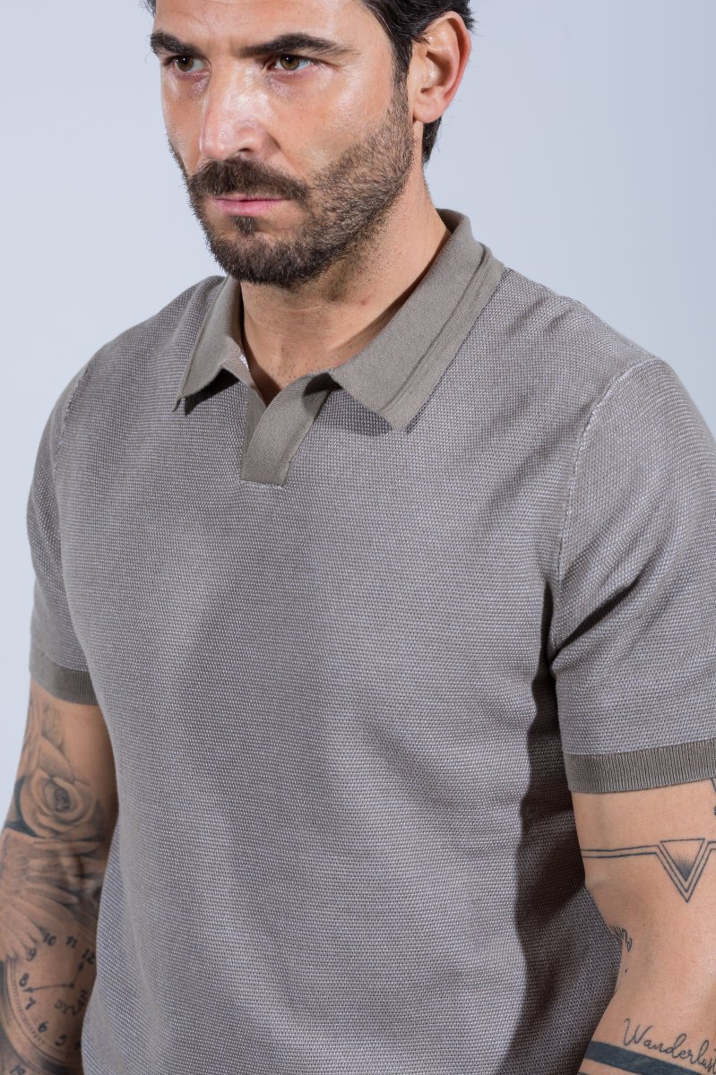 MAGLIA UOMO COLLO DERBY COTONE EXTRAFINE - immagine 4