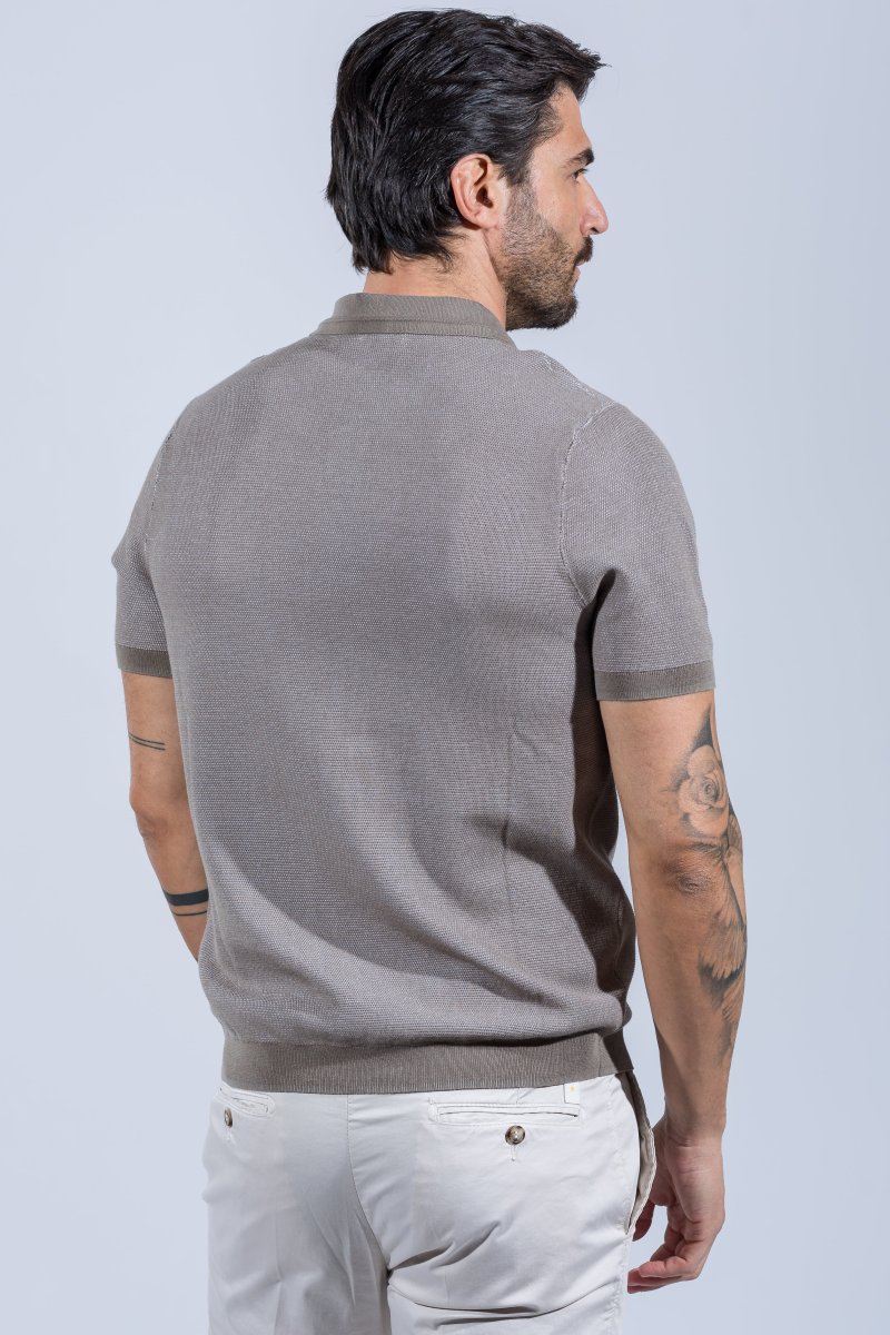 MAGLIA UOMO COLLO DERBY COTONE EXTRAFINE - immagine 5