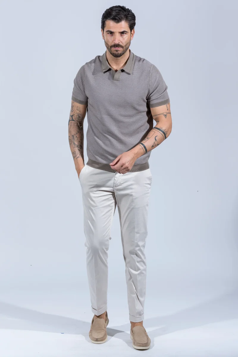 MAGLIA UOMO COLLO DERBY COTONE EXTRAFINE - immagine 6