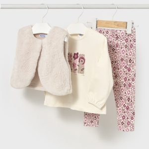 MAYORAL Completo 3 pezzi neonata quarzo