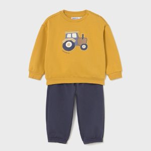 MAYORAL Tuta neonato baby giallo mostarda