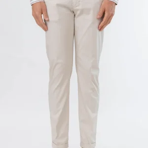 PANTALONE TASCA AMERIKA CAPRI RISVOLTO RASO