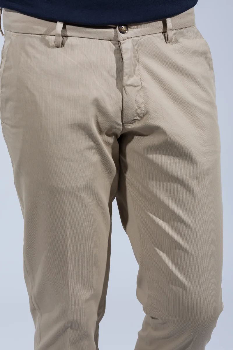 PANTALONE TASCA AMERIKA CAPRI RISVOLTO RASO - immagine 8