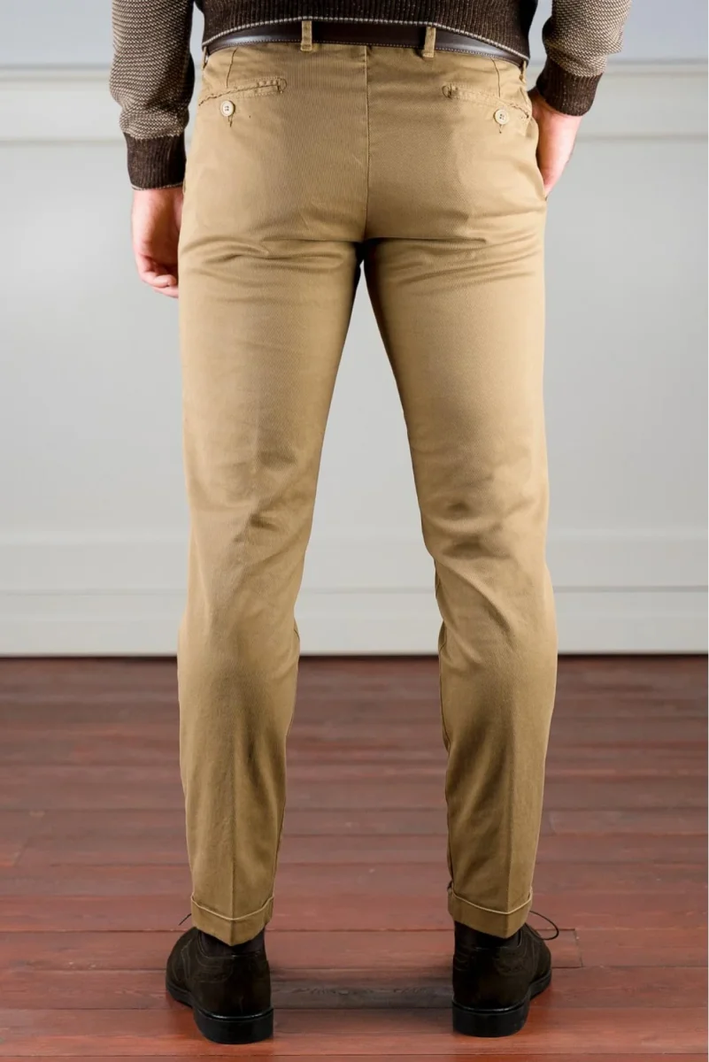 PANTALONE TRAMA DIAGONALE - immagine 9