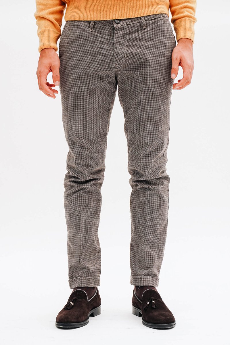 PANTALONE CAPRI FIT GABARDINA STAMPATA - immagine 2