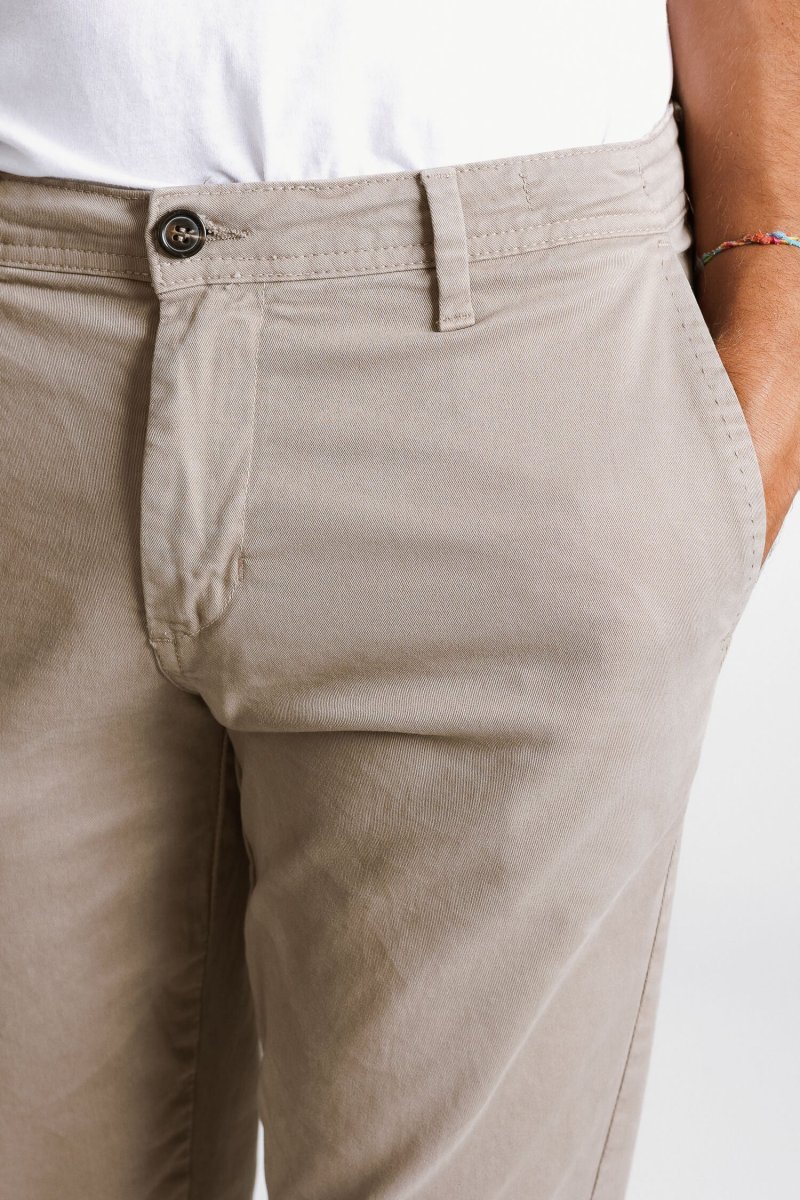 PANTALONE TASCA AMERICA REGULAR GABARDINA - immagine 3