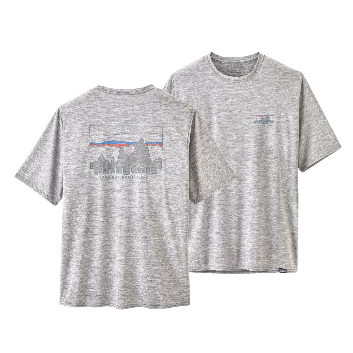 PATAGONIA MEN’S CAPILENE cap COOL DAILY GRAPHIC T-SHIRT maglietta sintetica sport uomo - immagine 3
