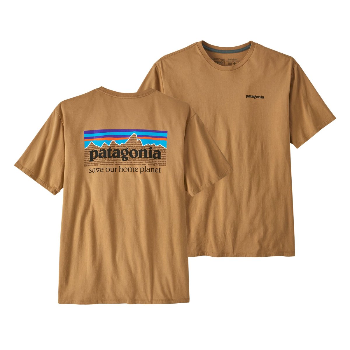 PATAGONIA MEN’S P-6 MISSION ORGANIC T-SHIRT maglietta uomo arrampicata sportswear - immagine 4