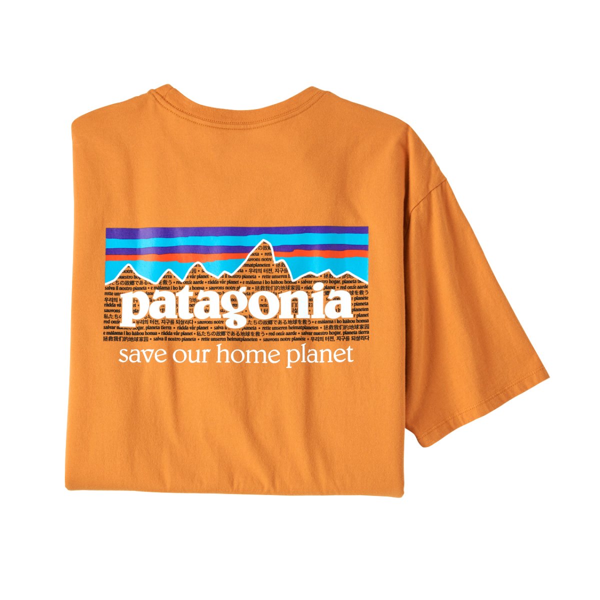 PATAGONIA MEN’S P-6 MISSION ORGANIC T-SHIRT maglietta uomo arrampicata sportswear - immagine 5