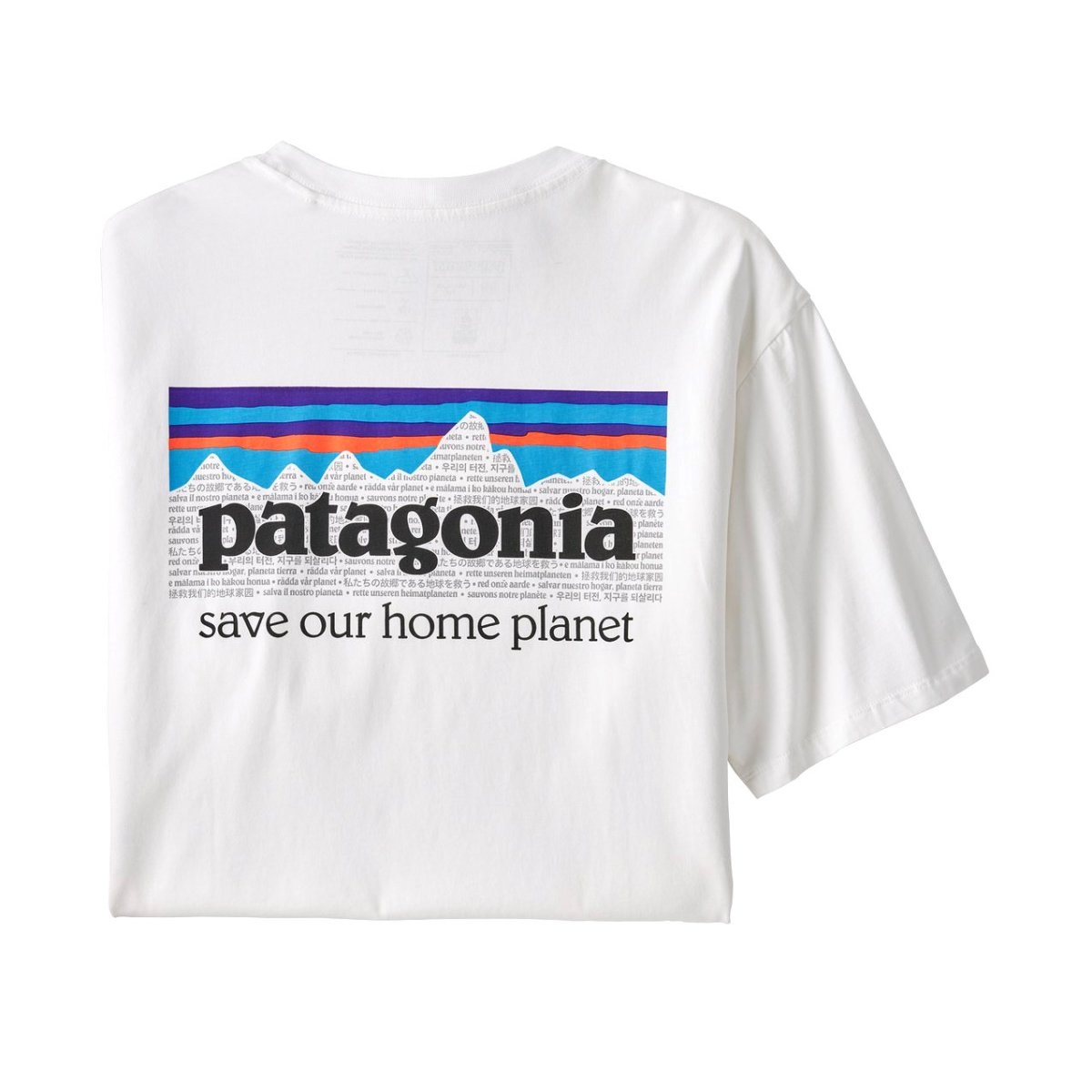 PATAGONIA MEN’S P-6 MISSION ORGANIC T-SHIRT maglietta uomo arrampicata sportswear - immagine 6