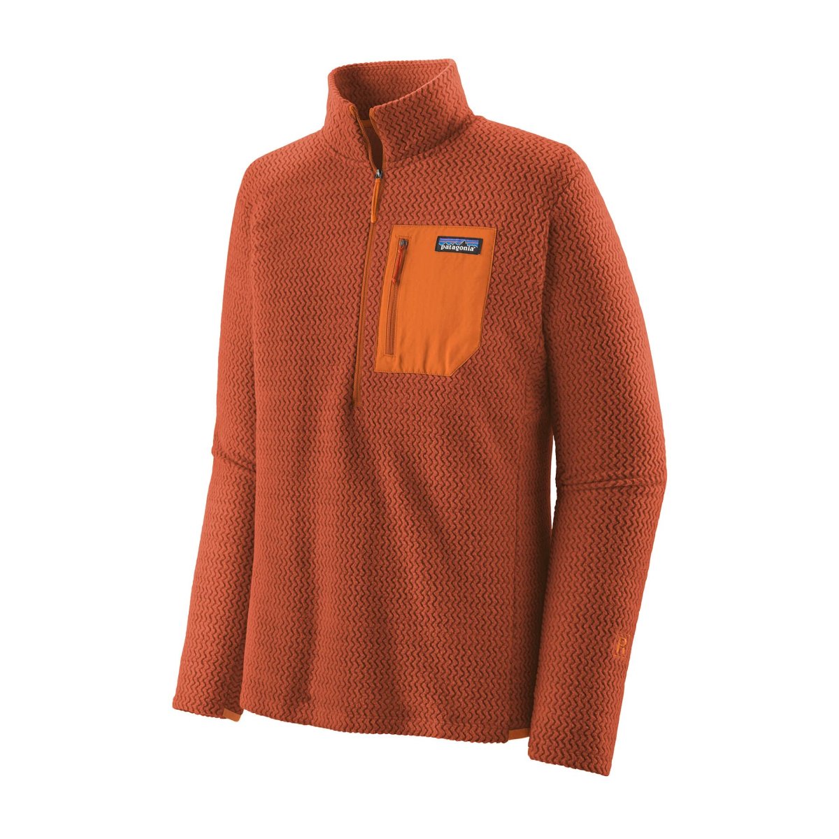 PATAGONIA R1 AIR 1/2 ZIP NECK PULLOVER pile tecnico da uomo - immagine 6