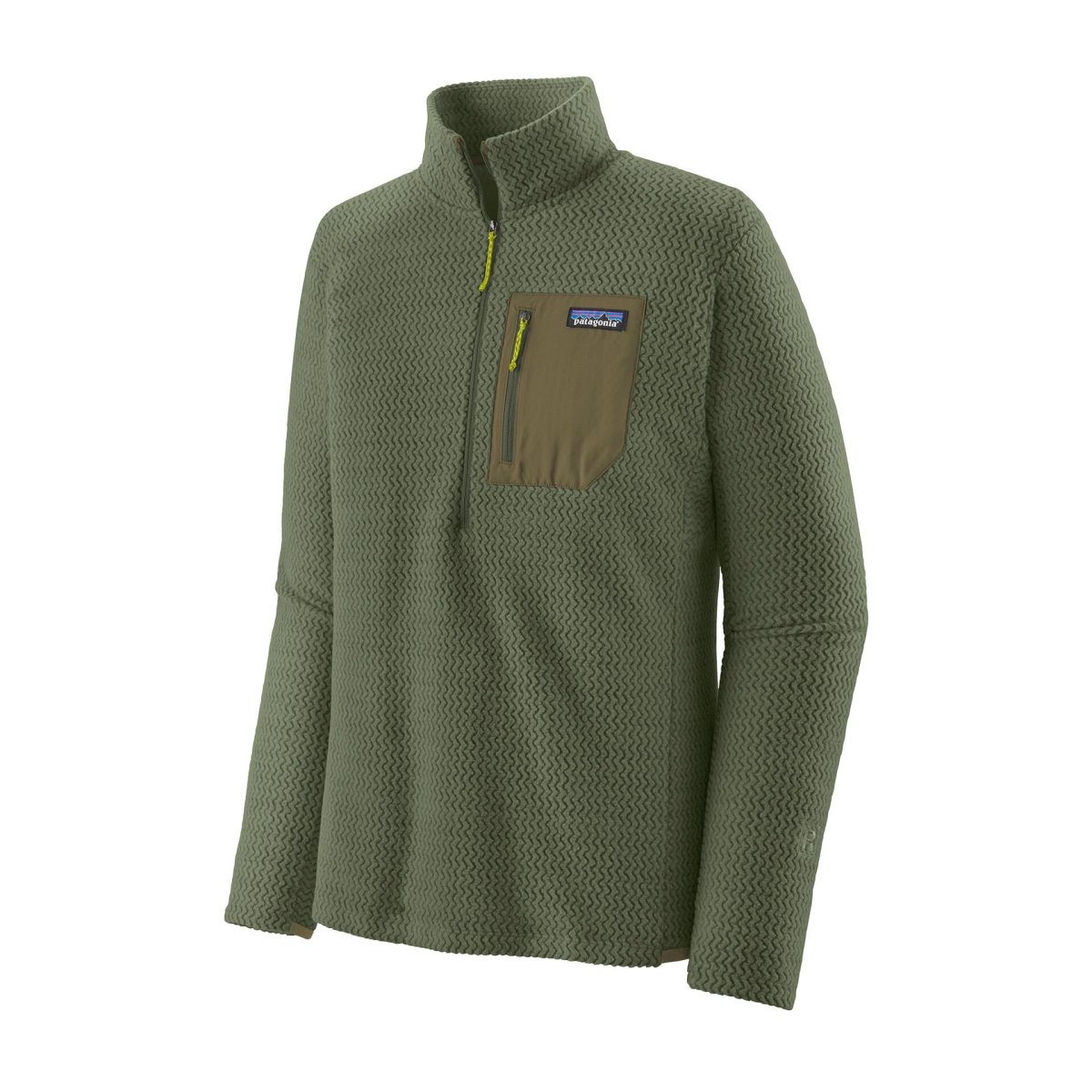 PATAGONIA R1 AIR 1/2 ZIP NECK PULLOVER pile tecnico da uomo - immagine 3