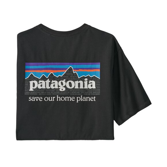 PATAGONIA MEN’S P-6 MISSION ORGANIC T-SHIRT maglietta uomo arrampicata sportswear - immagine 2