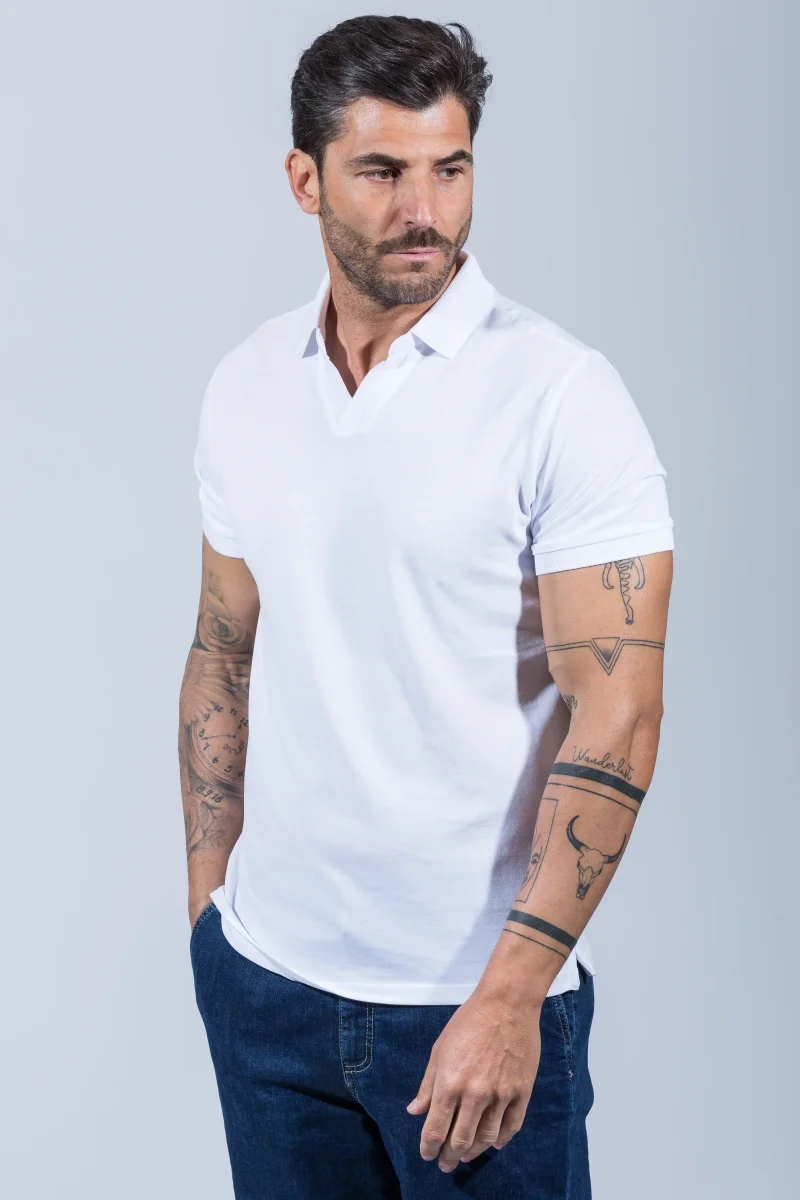 POLO M/M DERBY COLLO OPERATO SLIM FIT - immagine 7