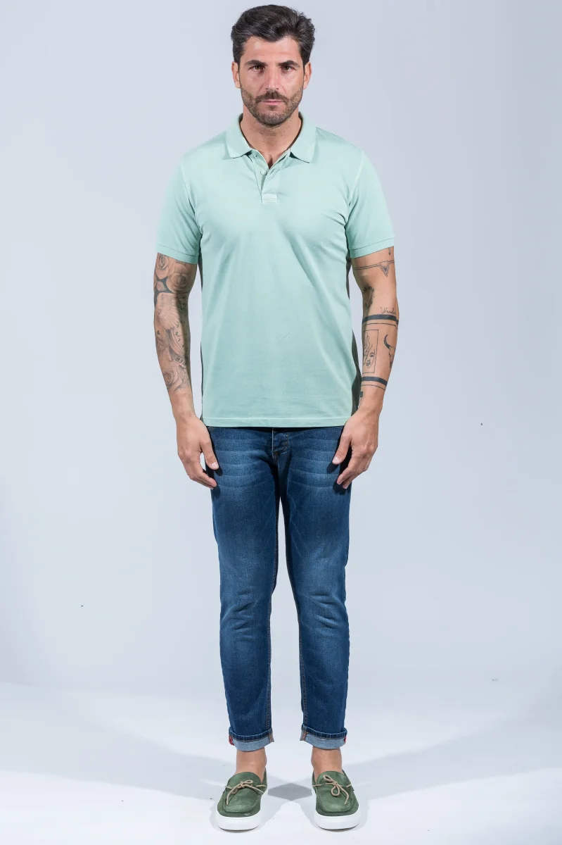 POLO M/M TINTO CAPO SLIM FIT - immagine 6