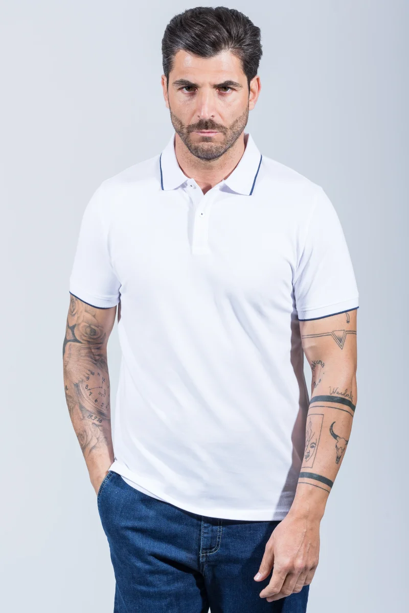 POLO M/M PIQUET SOTTOCOLLO STAMPATO SLIM FIT - immagine 2