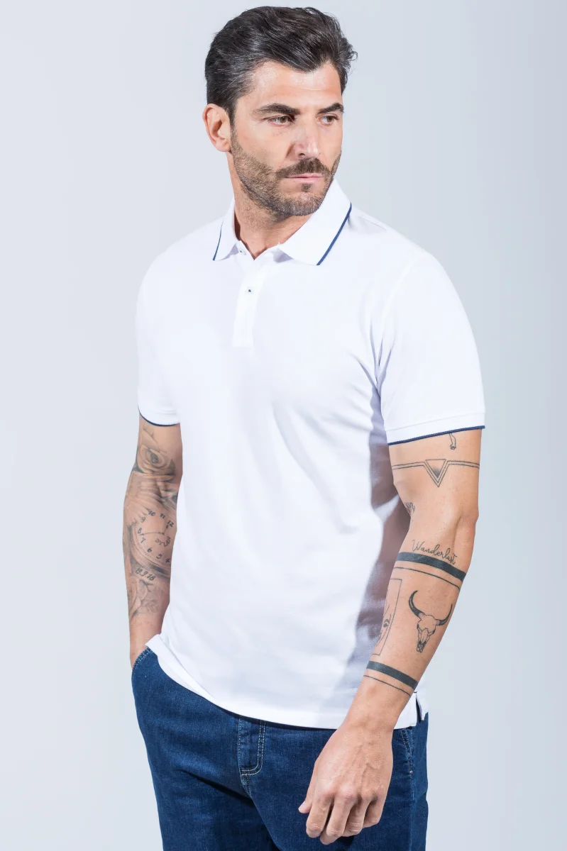 POLO M/M PIQUET SOTTOCOLLO STAMPATO SLIM FIT - immagine 3