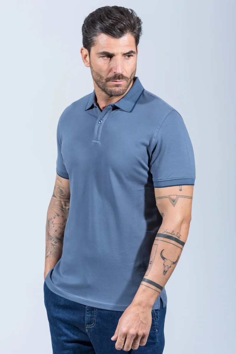 POLO M/M PIQUET SOTTOCOLLO STAMPATO SLIM FIT - immagine 7