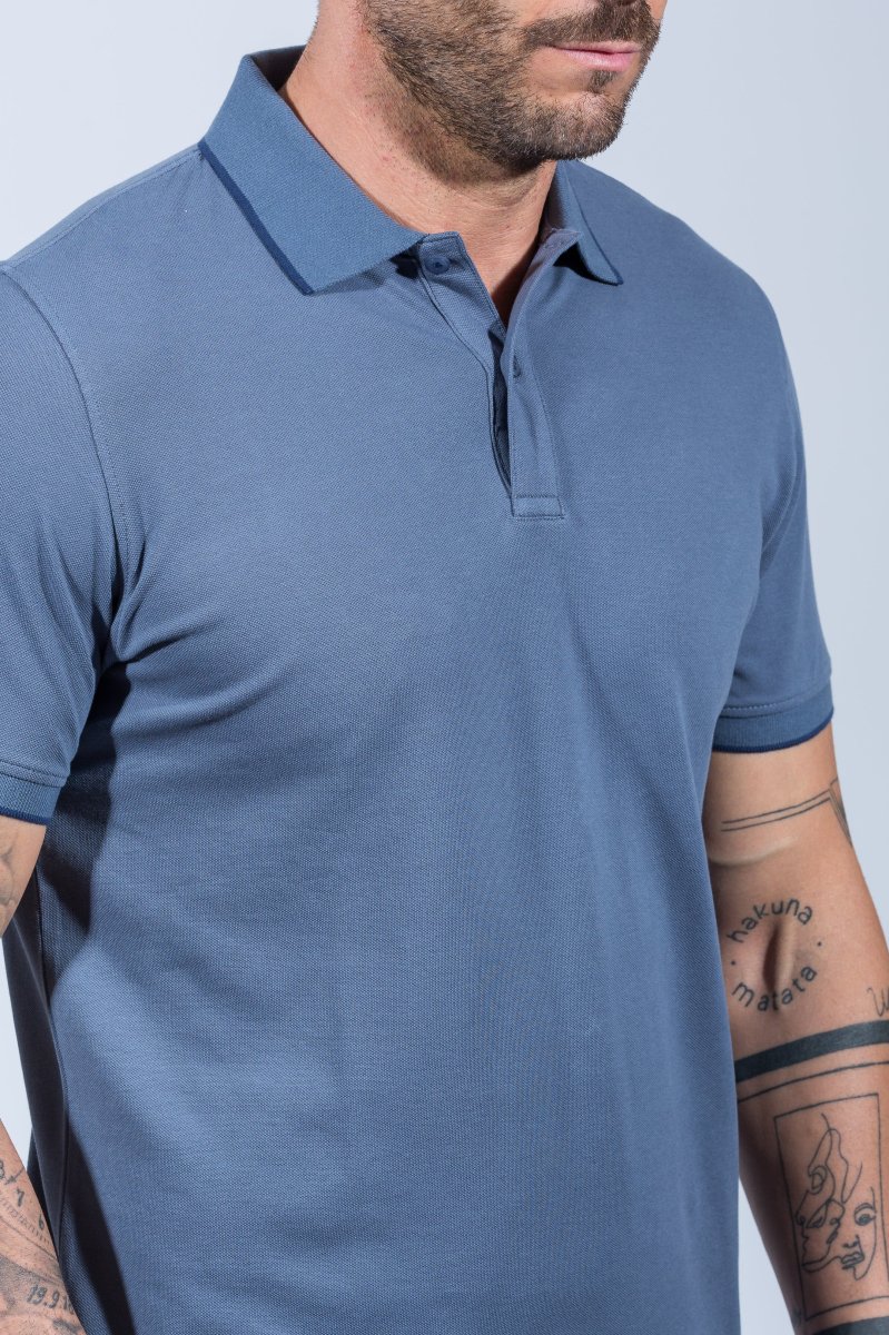 POLO M/M PIQUET SOTTOCOLLO STAMPATO SLIM FIT - immagine 8