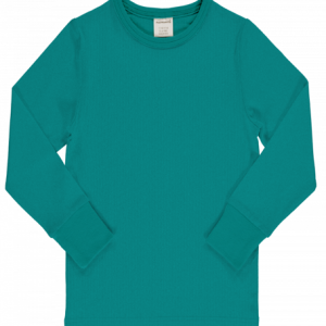 Maglietta manica lunga turchese Petrolio