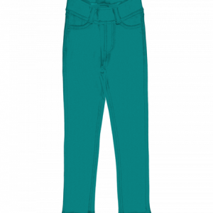 Treggings felpati turchese Petrolio