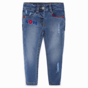 Tuc Tuc PANTALONI JEANS BAMBINA RICAMATO BLU SEA RIDERS 11280351 16