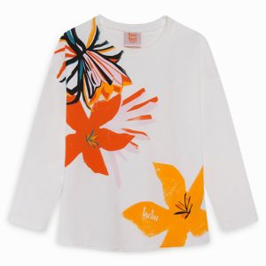 Tuc Tuc MAGLIA JERSEY MANICA LUNGA ZIP BAMBINA BIANCA PARTY ANIMAL 11280604 05