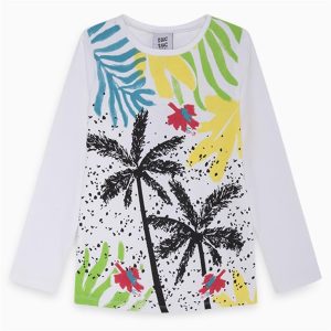 Tuc Tuc MAGLIA JERSEY MANICA LUNGA STAMPE FANTASIA SUNSET B 11280658 05