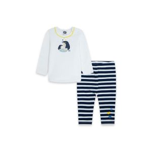 Tuc Tuc T-SHIRT E PANTALONI JERSEY STRISCE BAMBINA 11310109 BLUE