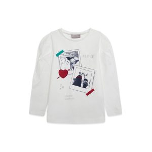 Tuc Tuc T-SHIRT JERSEY STAMPATA BAMBINA BIANCA 11310411 WHITE