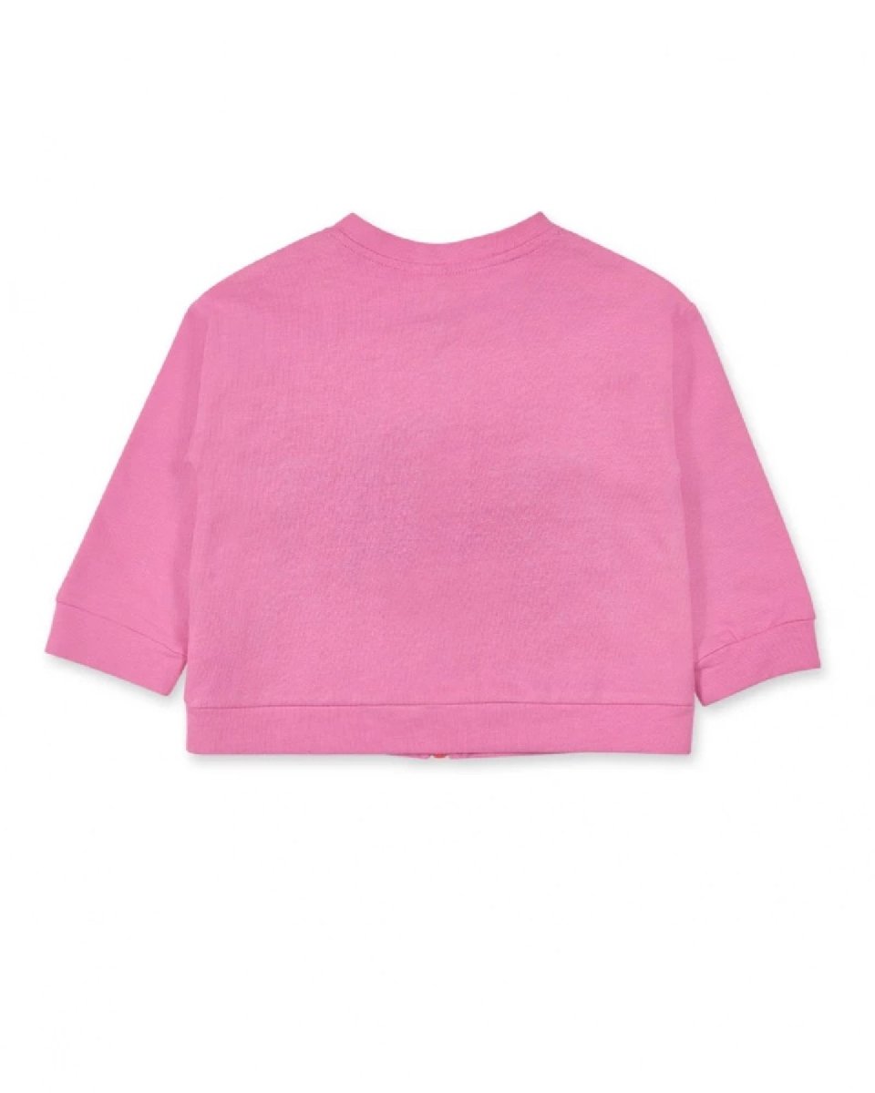 Tuc Tuc giubbino in felpa primaverile rosa con stampa coccinella tiny critters - immagine 4