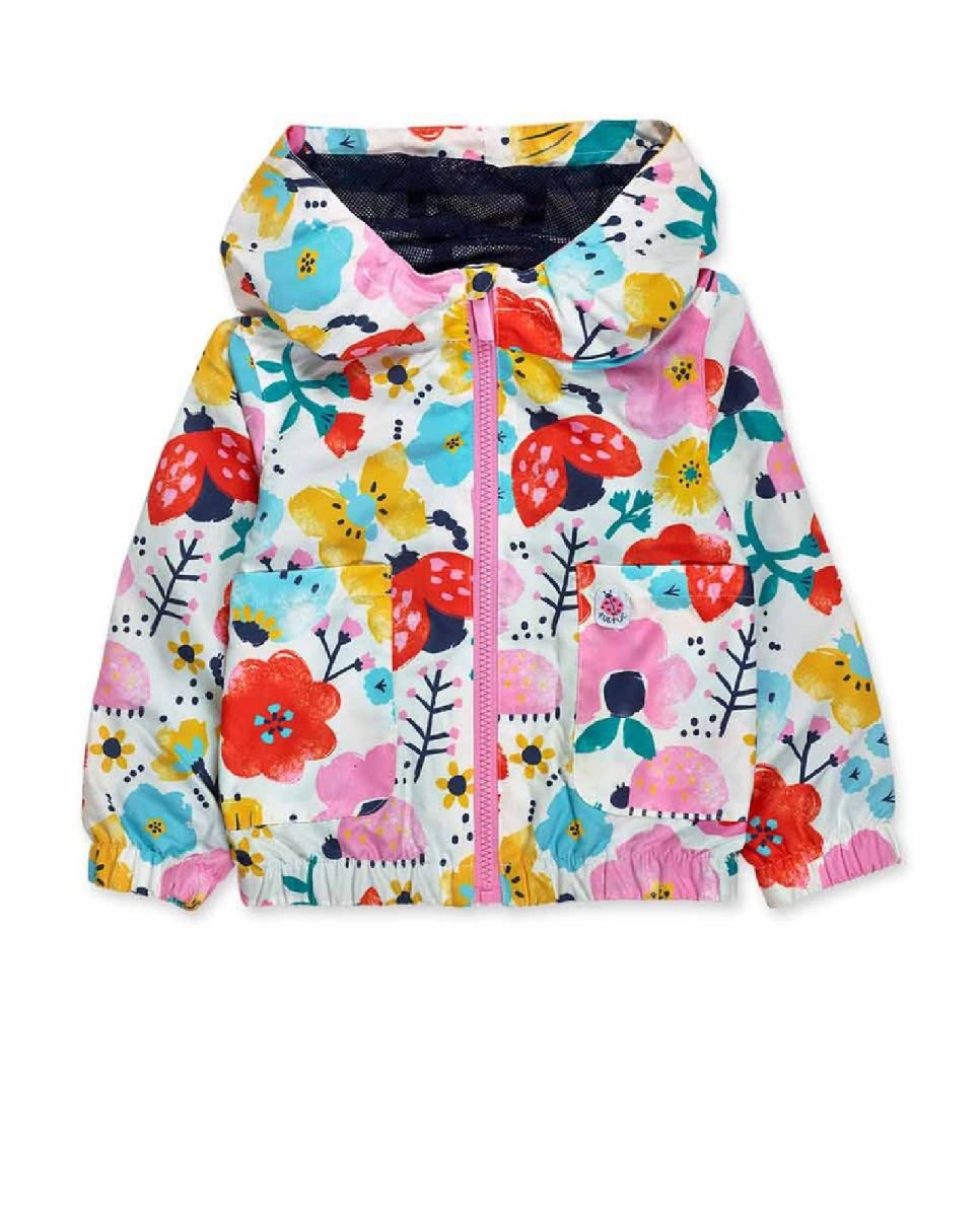 Tuc Tuc giubbotto primaverile con cappuccio fantasia multicolor tiny critters 11349526 rosa - immagine 2