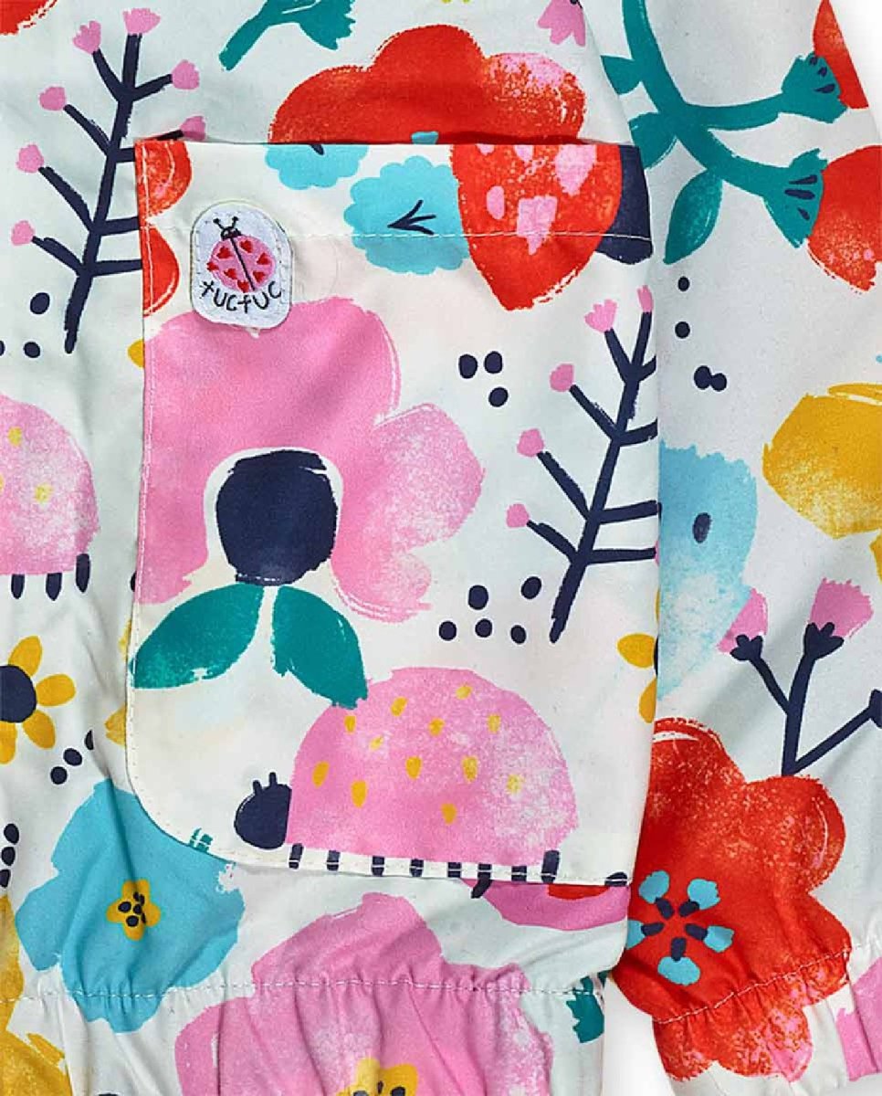 Tuc Tuc giubbotto primaverile con cappuccio fantasia multicolor tiny critters 11349526 rosa - immagine 3