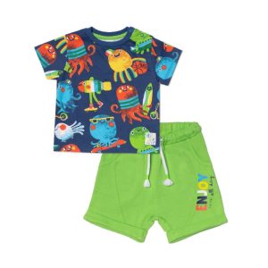 Tuc Tuc completo t-shirt+bermuda holidays 11349598 BIANCO