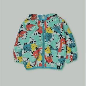 Tuc Tuc giubbotto primaverile con cappuccio fantasia juicy 11349608 VERDE CHIARO