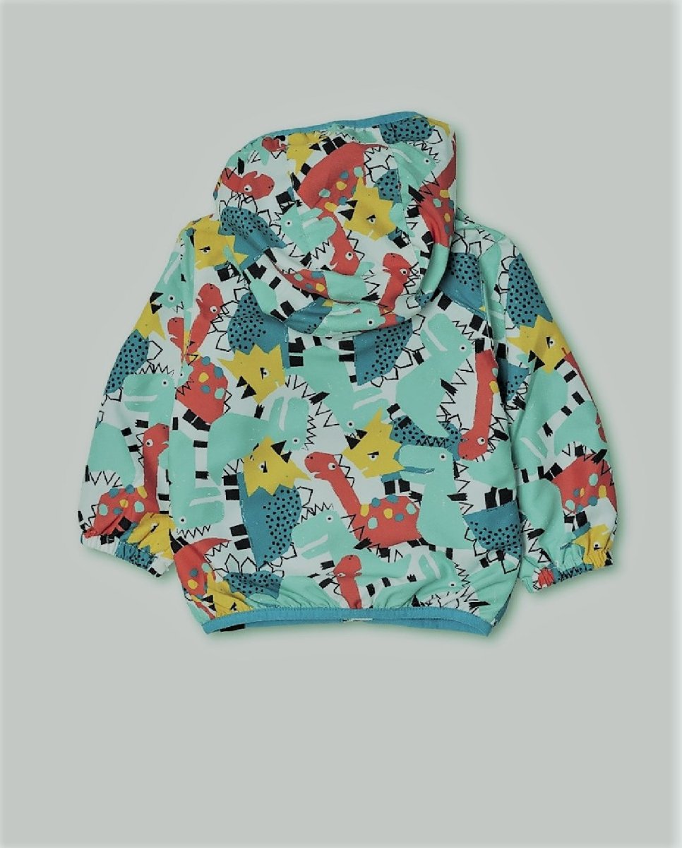 Tuc Tuc giubbotto primaverile con cappuccio fantasia juicy 11349608 VERDE CHIARO - immagine 3