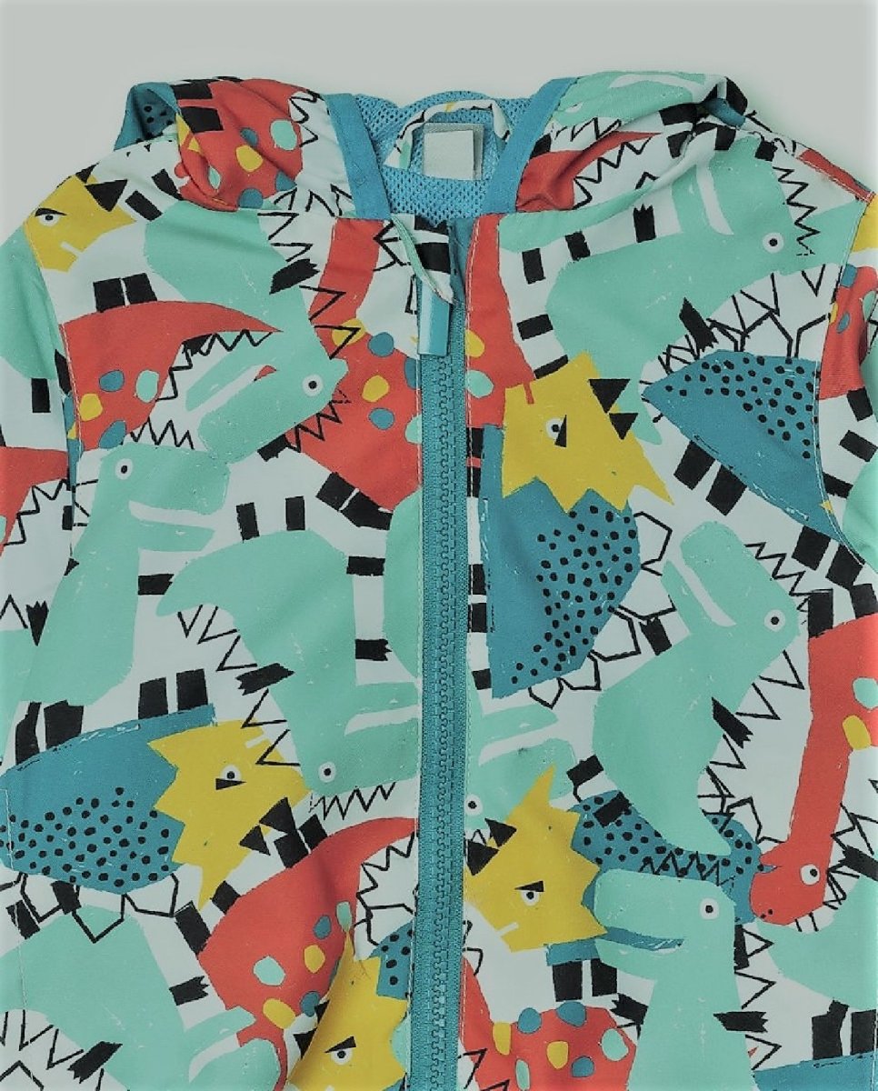 Tuc Tuc giubbotto primaverile con cappuccio fantasia juicy 11349608 VERDE CHIARO - immagine 4