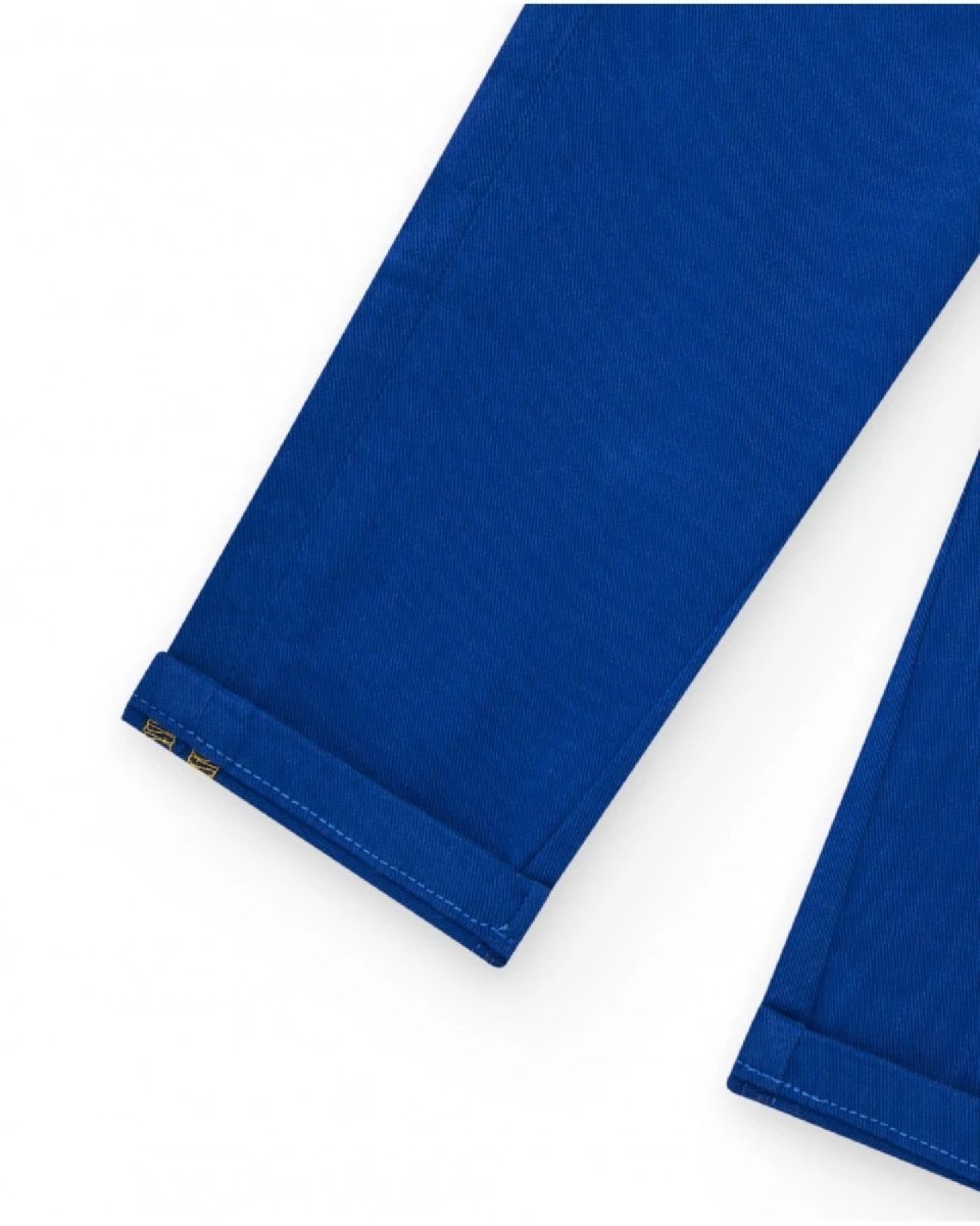 Tuc Tuc Pantaloni per bambino blu con tasche e cuciture gialle 11389534 BLUE - immagine 3