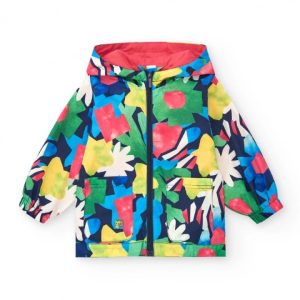 Tuc Tuc Giacca a vento per bambina con stampa fiorata e colori vivaci 11389889 BLUE