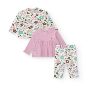 Tuc Tuc Completo tre pezzi per bambina con stampa floreale in tonalità pastello 11398694 BEIGE