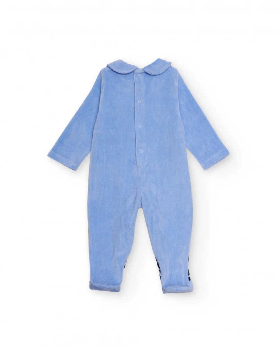Tuc Tuc Tutina per neonato maschietto in azzurro con gufo e stampa geometrica 11398744 BLUE - immagine 5
