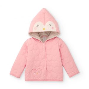 Tuc Tuc Giacca trapuntata per bambina in rosa con cappuccio decorato 11398988 PINK