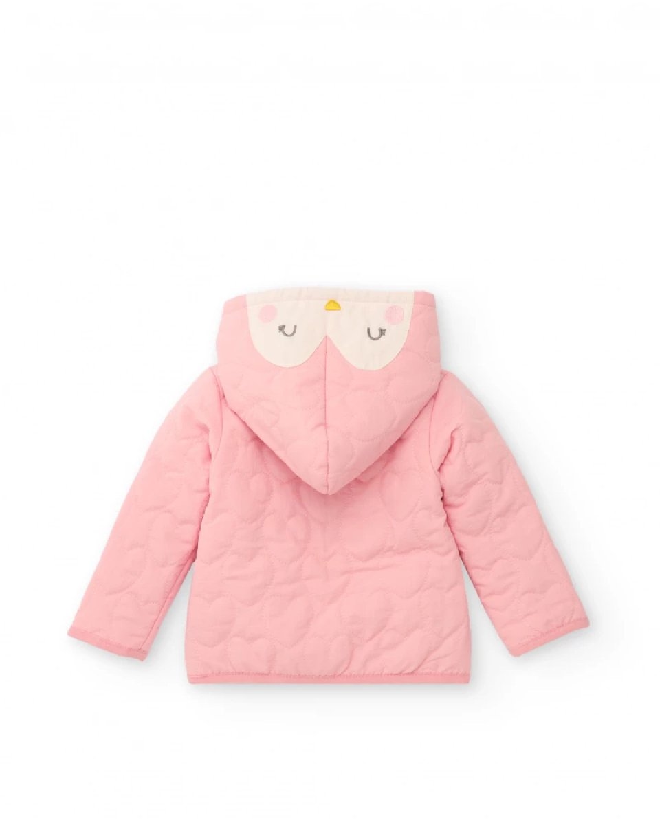 Tuc Tuc Giacca trapuntata per bambina in rosa con cappuccio decorato 11398988 PINK - immagine 3